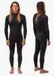 VISSLA MENS 4/3 7 SEAS CHESTZIP STEAMER - COVERT