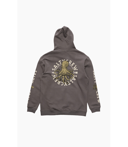 SALTY CREW MENS TENTACLES HOODY - CHARCOAL
