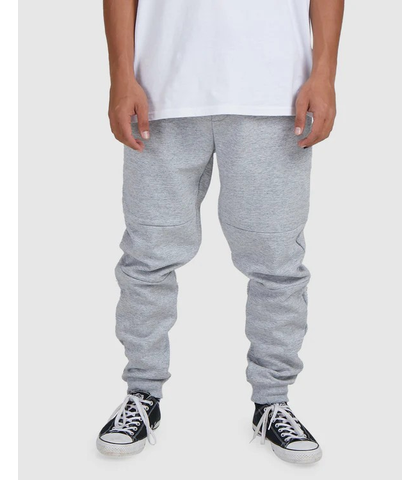 BILLABONG MENS ADIV TECH FLEECE TRACKPANT - GREY HEATHER