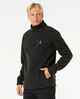 RIPCURL MENS SEARCH CREW POLAR FLEECE - BLACK