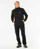 RIPCURL MENS SEARCH CREW POLAR FLEECE - BLACK
