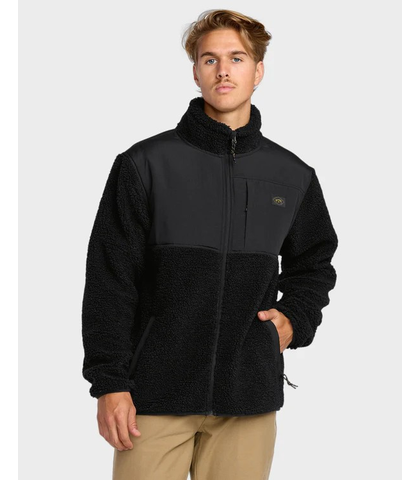 BILLABONG MENS ADIV BOUNDRY SUMMIT ZIP JACKET - BLACK