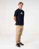 RUSTY MENS HOOK OUT ELASTIC WAIST PANT - KHAKI