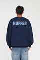 HUFFER MENS WEEKEND CREW - GRINI - NAVY