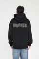 HUFFER MENS WEEKEND HOODY - PUFF - BLACK / GREY
