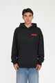HUFFER MENS WEEKEND HOODU - PUFF - BLACK / POP