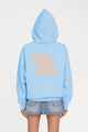 HUFFER LADIES WEEKEND HOODY - TRIO - CHILL BLUE