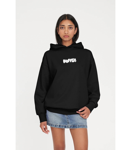HUFFER LADIES WEEKEND HOODY - PUFFY - BLACK 