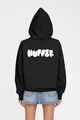 HUFFER LADIES WEEKEND HOODY - PUFFY - BLACK 