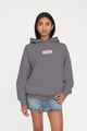 HUFFER LADIES WEEKEND HOODY - SQUEAKY - FLINT GREY 