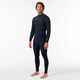 O'NEILL MENS 4/3 HYPERFREAK CHEST ZIP STEAMER - BLACK