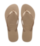 HAVAIANA'S SLIM SW CRYSTAL JANDAL - ROSE GOLD