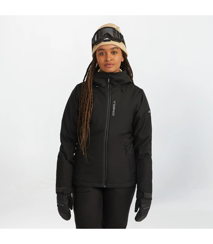 O'NEILL LADIES MELANGE SNOW JACKET - RAVEN