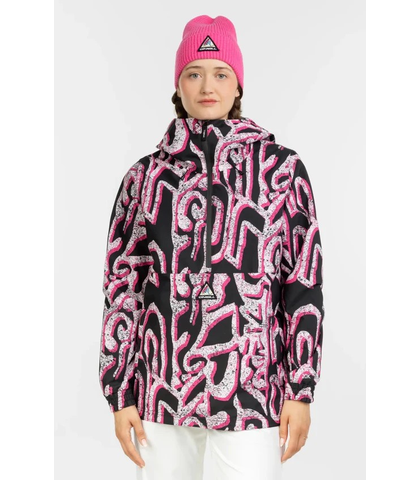 O'NEILL LADIES PLAY PARK ANORAK SNOW JACKET - WHITE LEGACY