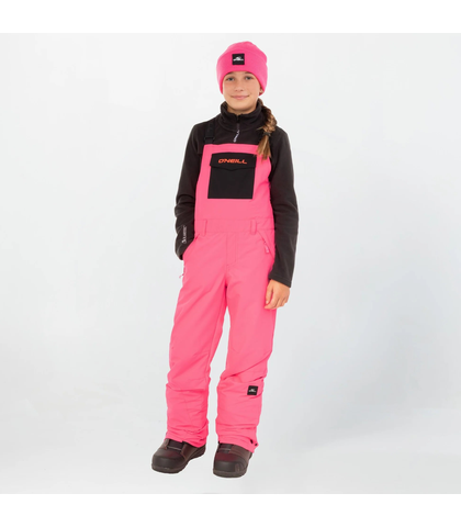 O'NEILL YOUTH SNOW BIB - SKATER PINK 