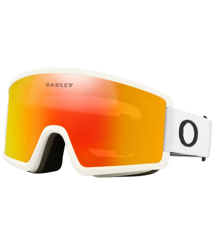 OAKLEY TARGET LINE SNOW GOGGLE - M - MATTE WHITE / FIRE IRIDIUM