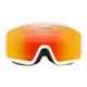 OAKLEY TARGET LINE SNOW GOGGLE - M - MATTE WHITE / FIRE IRIDIUM