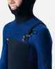 O'NEILL YOUTH 5/4 HYPREFREAK HOODED STEAMER - BLACK / TWILIGHT BLUE