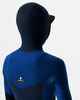 O'NEILL YOUTH 5/4 HYPREFREAK HOODED STEAMER - BLACK / TWILIGHT BLUE
