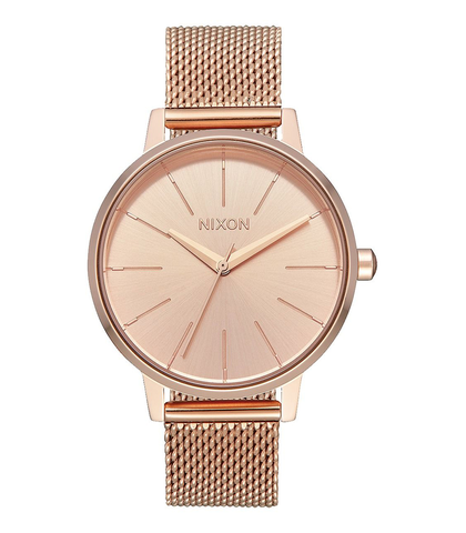 NIXON KENSINGTON WATCH - MILANESE ALL ROSE GOLD