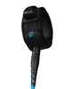 CREATURES STANDARD DUTY 6 FT LEASH - CYAN TWIST / BLACK