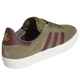 ADIDAS GAZELLE SHOE - OLIVE STRAT / MAROON / CHALK