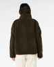 RIPCURL LADIES CALA NIGHTS SHERPA JACKET - BLACK / OLIVE