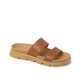 REEF LADIES VISTA LUX THEA SANDAL - BROWN LEATHER