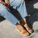 REEF LADIES VISTA LUX THEA SANDAL - BROWN LEATHER
