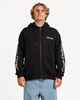 VOLCOM MENS CORE GNAR ZIP HOODY - BLACK