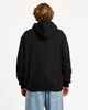 VOLCOM MENS CORE GNAR ZIP HOODY - BLACK