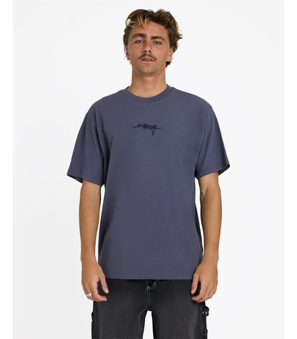 BILLABONG MENS IDENTIFIED S/S TEE - ODYSSEY GREY