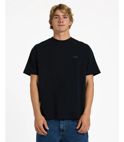 QUIKSILVER MENS SURF ESSENTIALS S/S TEE - BLACK
