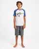 QUIKSILVER BOYS SYSTEM DENIM SHORT - DARK SMOKE