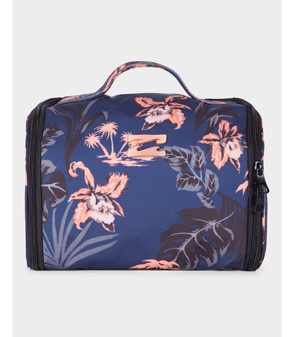 BILLABONG LADIES HULA NIGHTS BEAUTY BAG - DEEP BLUE