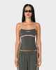 RUSTY LADIES FREO KING FITTED TOP - SAVANNA
