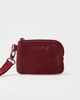 RUSTY LADIES FREE RUN NYLON COIN PURSE - BURGUNDY