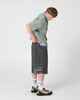 RUSTY MENS SLAPON PANEL SHORT - STEEL