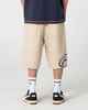 RUSTY BOYS SLAPON PANEL WALKSHORT - ABBEY STONE
