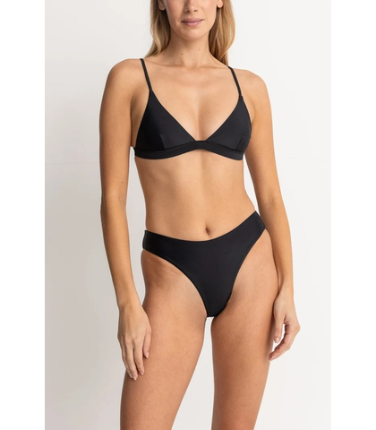RHYTHM LADIES CLASSIC BRALETTE BIKINI TOP - BLACK