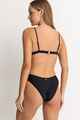 RHYTHM LADIES CLASSIC BRALETTE BIKINI TOP - BLACK