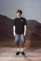 HUFFER MENS L/S LAYERED BLOCK TEE - RIDGE - BASALT