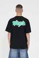 HUFFER MENS BLOCK TEE - JUMBLE - BLACK