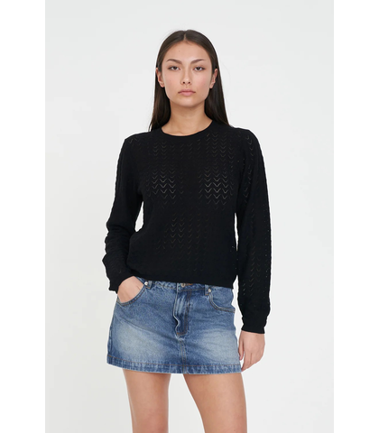 HUFFER LADIES 97 DENIM MINI SKIRT - STABLE WASH