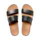 REEF LADIES CUSHION VISTA SANDAL - BLACK / NATURAL 