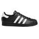 ADIDAS SUPERSTAR ADV SHOE - BLACK / WHITE