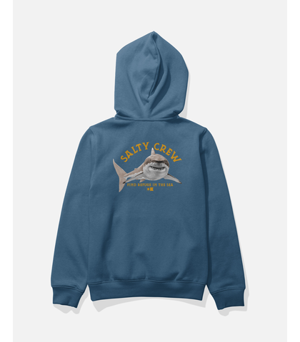 SALTY CREW BOYS LURKING HOODY - CAST BLUE