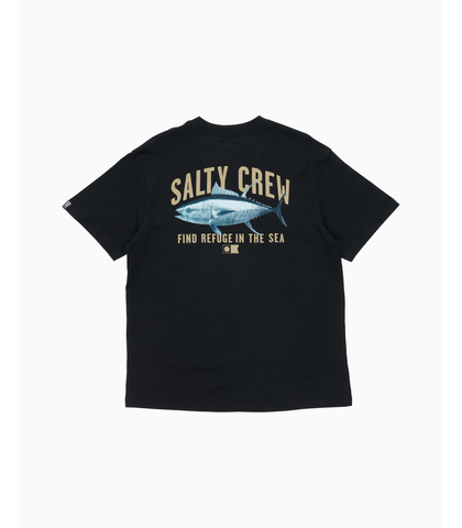 SALTY CREW MENS BITMAP CLASSIC FIT S/S TEE - BLACK