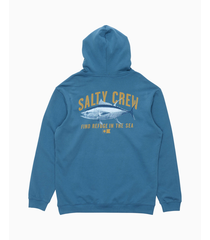 SALTY CREW MENS BITMAP HOODY - CAST BLUE