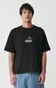 XLARGE MENS DOUBLE LAYER GORILLA FIT S/S TEE - PIGMENT BLACK